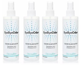 4 Pak ByeByeOdor Deodorizer 7.5 oz. Pump Spray Fruit Scent Odor Eliminat... - $438.51 MXN