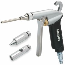 High Flow Air Blow Dust Gun Kit W/ 3 Interchangeable Nozzle Extensions 1/4" Npt - £47.76 GBP