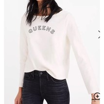 Madewell Queens Graphic Top Ivory Size XL - £21.35 GBP