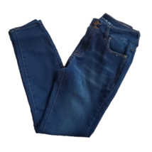 Tahari Dark Wash Lightweight Soft Mid Rise Skinny Blue Jeans Size 2 Wais... - $33.25