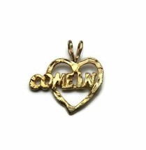 Come in Heart Pendant 14k Yellow Gold!! - £76.11 GBP