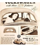 1957 VW Volkswagen London Import Advertisement Autocar Automobilia DWPP2 - $54.69 CAD