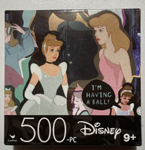 Disney Cinderella 500-PC Jigsaw Puzzle By Cardinal NEW SEALED - $4.94