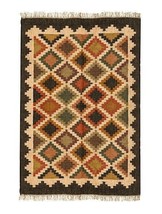 Traditional Handmade Wool Jute Kilim Dhurrie Rugs runner Handmade Home Decor - £52.61 GBP+