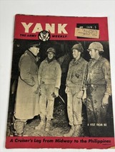 1944 Yank Magazine Ike cover Forest fighting Leyte stories camp news and... - $15.09