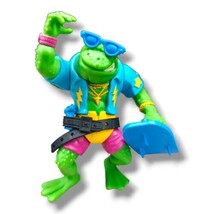 Vintage 1989 Genghis Frog TMNT Playmates Action Figure with Accessories - £15.94 GBP