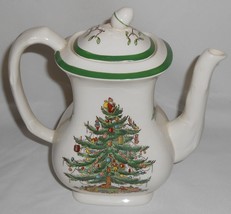 Spode CHRISTMAS TREE PATTERN  5 Cup Coffee Pot / Beverage Server ENGLAND - £126.15 GBP