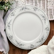 Noritake Sweet Leilani Dinner Plate Porcelain Legendary Platinum 10.5&quot; Wedding  - £23.29 GBP