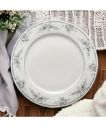 Noritake Sweet Leilani Dinner Plate Porcelain Legendary Platinum 10.5&quot; W... - £23.45 GBP