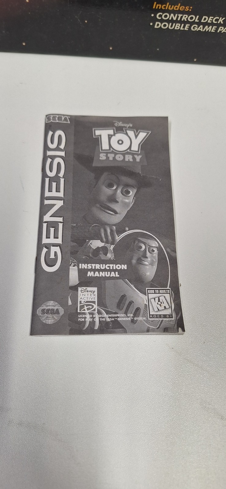 Vintage Toy Story Booklet Sega Genesis Authentic No Game  Item image 2