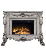 Dresden 47&quot; Fireplace, Vintage Bone White Finish - $26,543.66 MXN