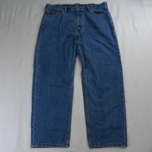 Levi&#39;s 42 x 32 550 Relaxed Fit 4891 Medium Stonewashed Denim Jeans - $26.99