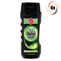 6x Bottles Universal Men Max Endurance Scented Moisturizer Body Wash | 1... - £21.63 GBP