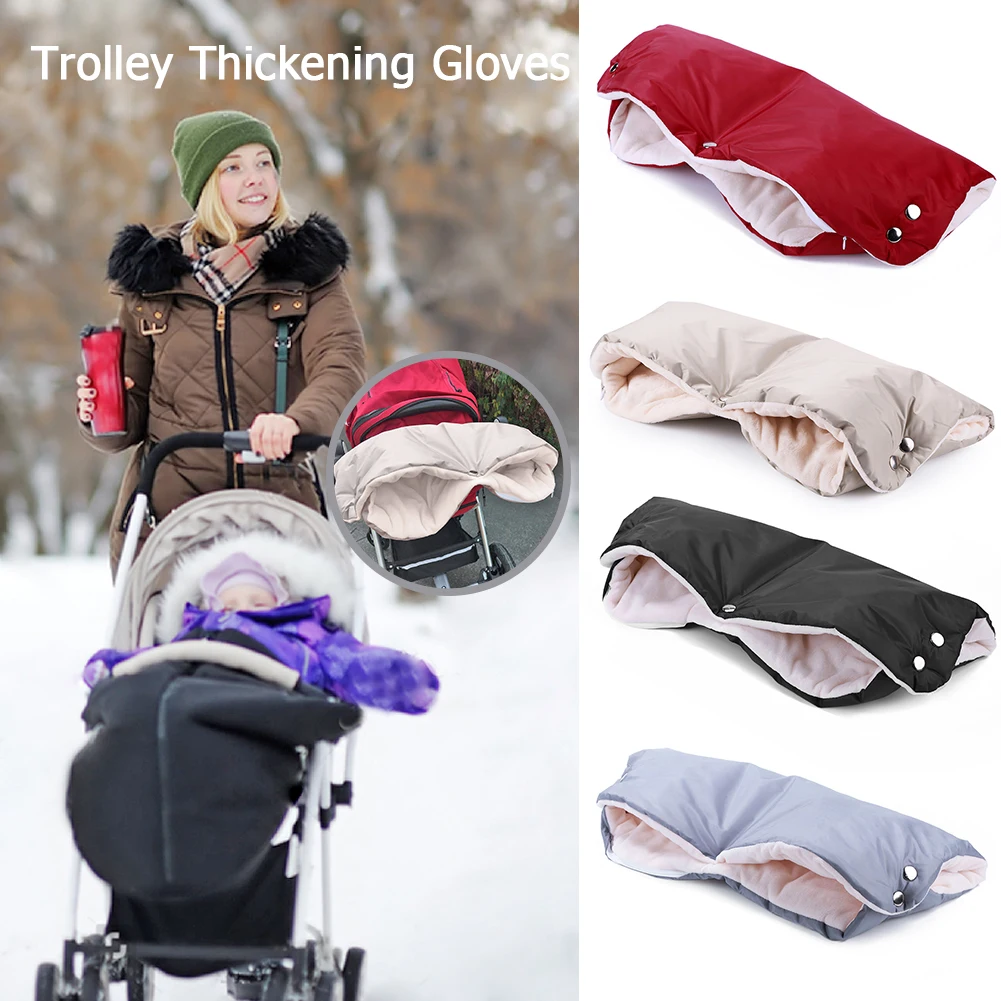 Play Stroller accessories Winter Warme Stroller Gloves Newborn Baby Push Chair W - £23.25 GBP