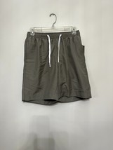 Nordstrom Men&#39;s Gray Swim Trunks Pockets 100% Recycled Polyester XS NWT - £11.75 GBP