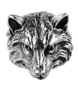 Norseman Style Wolf's Head Ring, Classic Stainless-Steel Viking Jewelry - $17.95+