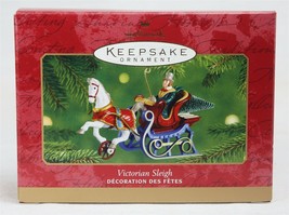 VINTAGE 2001 Hallmark Victorian Sleigh Christmas Ornament - £15.81 GBP