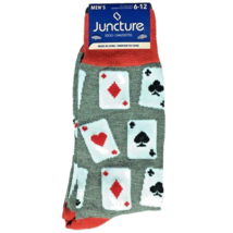 Mens Funky Novelty ACES PLAYING CARDS SOCKS Gambling Casino Poker Blackj... - £6.05 GBP