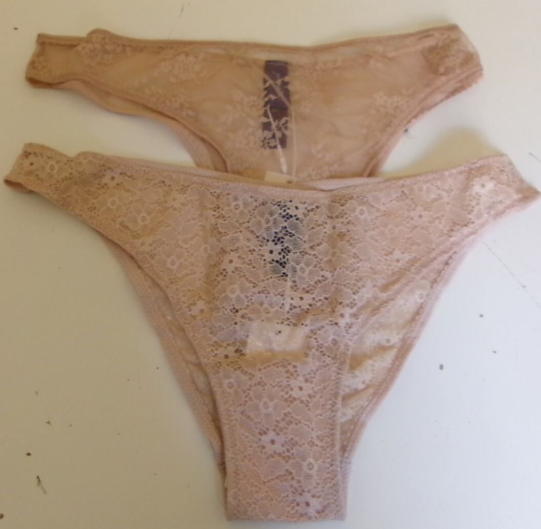 2 Journelle Alix cheeky lace bikini Panty Size X-Small  Sable - £20.07 GBP