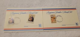 1975 Benjamin Franklin Stamp Club Des Moines Iowa Christmas+ Bonus Stamp - $4.50