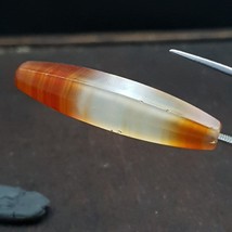 Ancienne perle africaine rare échangée AGATE trouvée dans l&#39;Himalaya AFR... - $41.53