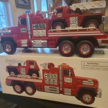 Hess 2015 Fire Truck and Ladder Rescue - £27.65 GBP