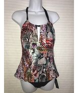 Kenneth Cole Swimsuit Bathing Suit Tankini 2 Piece SZ M Animal Print NEW - $1,250.80 MXN