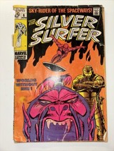 Silver Surfer #6 1969 Original Series Marvel Comics - Silver Age Poor Condition - $6.92