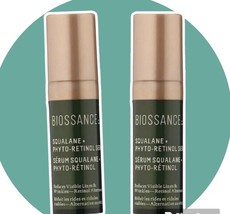 2 pack deal Biossance Squalane + Phyto-Retinol Serum .33 oz travel - $21.77