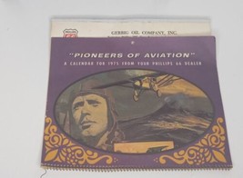 Phillips 66 Pioneers of Aviation Calendar Gerbig Oil Company Nebraska 1975 - £9.29 GBP