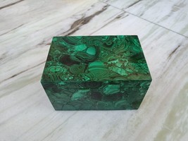 Malachite Jewelry Box | Stone box | Tarot card holder | high quality | G... - $7,255.75 MXN
