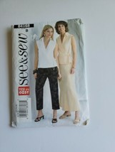 See &amp; Sew B4168 Misses Top Skirt Pants Sewing Pattern Size 12 14 16 Uncut - £7.90 GBP