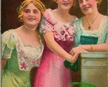 Vtg Postcard 1910s - Three Queens Looking for a Jack Dressed Up Victoria... - $5.89