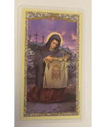 Saint Veronica &quot; Holy Face of Jesus&quot;, Laminated Prayer Card, New #PCL-27 - $55.03 MXN