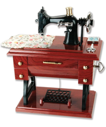 G Ganen Musical Sewing Machine Music Box Vintage Look (Brown-1) - €22,23 EUR