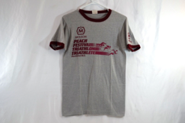 Molson Peach Festival Triathlon Penticton 1980s Two Tone Penmans T-Shirt... - £22.70 GBP