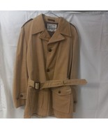 Vintage 1970&#39;s K-Mart Light Brown Tan Corduroy Jacket 42 Large Belted (R... - £39.10 GBP