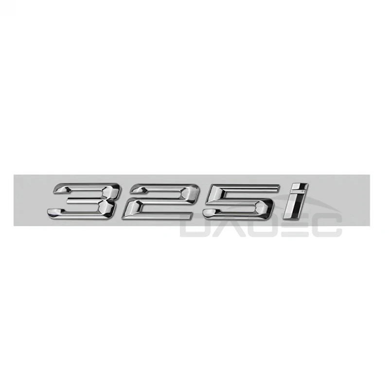 Car ABS Trunk Letters Logo Badge Emblem Sticker For BMW 3 Series 320i 325i 328i