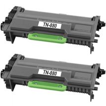 Comp. Brother TN880 2PACK Toner  Extra High Yield 12,000 pages HL L6200DW  - £67.14 GBP
