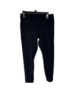 Lululemon Black Cropped Leggings Size 6 Mid Rise 24” Inseam Yoga Pants - €19,57 EUR
