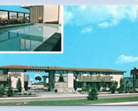 Thunderbird Motel Dual View Poolside Seaside California UNP Chrome Postc... - £10.85 GBP