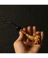 Purely handmade natural full-nailed purple bamboo root small cigarette h... - $1,865.70 MXN