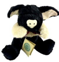 Boyd&#39;s Bears F. O&#39;Pigg Plush Animal J.B. Bean Assoc Jointed B&amp;W  12&quot; - $24.18