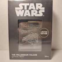 Star Wars The Millennium Falcon Ingot Metal Card Official Collectible Figurine - £24.62 GBP