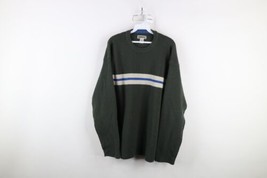 Vintage 90s Aeropostale Mens XL Striped Chunky Ribbed Knit Crewneck Sweater - $59.35