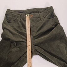 Talbots Corduroy Jegging Women's 14 (28×29) Green Mid Rise Stretch Pants VN5214 image 6