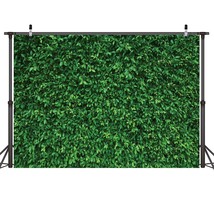 7X5Ft Green Leaves Photography Backdrops Mmicrofiber Nature Backdrop Bir... - £15.84 GBP