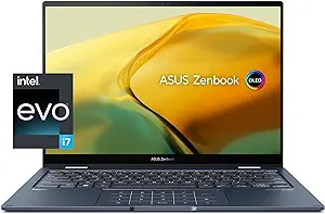 ASUS Zenbook 14 Flip OLED Laptop, 14 OLED Touch Display, Intel Evo Platf... - $2,223.99