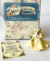 Jan Hagara Bonnies Bear Miniature Resin Figurine C11374 Box &amp; COA Toy Mini 2&quot; - £15.21 GBP