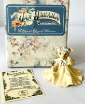 Jan Hagara Bonnies Bear Miniature Resin Figurine C11374 Box &amp; COA Toy Mini 2&quot; - $19.34